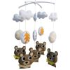 [Funny Bears, Brown] Infant Musical Mobile, Baby Gift Mobile, Pretty Decor