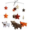 Baby Gift, Cute Room Decoration [Bear] Musical Mobile, Bed Bell