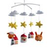 Baby Developmental Toy With Arm, Crib Decor Toy, Musical Mobile [Winter]