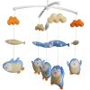 Hanging Crib Toy, Colorful Decor Toy [Happy Penguin] Crib Mobile