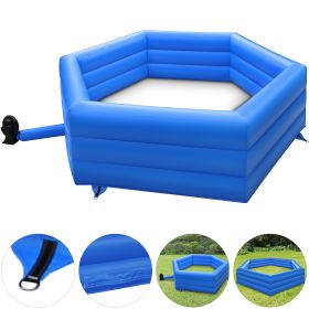VEVOR 15 ft Gaga Ball Pit, Inflatable with Electric Air Pump, Gagaball Court Inflates in Under 3 Minutes