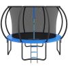 VEVOR 10FT Trampoline, 330 lbs Trampoline with Enclosure Net, Ladder, and Curved Pole, Heavy Duty Trampoline with Jumping Mat and Spring Cover Padding