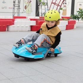 Electric Kids Racing Car with Music and Lights, Blue