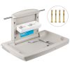 VEVOR Horizontal Baby Changing Table Wall-mounted Baby Diaper Changing Station Vertical Fold Down Baby Changing Table