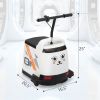 12V Kids Ride On Box, Electric Box Car with High-Low Speeds, Variable Speed Throttle, MP3, USB, Storage, Battery Powered Toy Gift for 8-12 Years Old