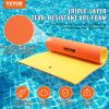 VEVOR Lily Pad Floating Mat, Large 9x6 FT Floating Water Pad, 3-Layer Floating Dock for Adults Kids, 1.3" Thick Tear-Resistant XPE Foam Raft