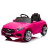 12V Kids Ride On Car w/ Parents Remote Control,Licensed Mercedes-Benz CLS 350 for Kids,Four Wheel Suspension,Power Display,Music,Volume Control