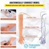 VEVOR 12 PCS Phlebotomy Practice Kit, IV Venipuncture Intravenous Training, High Simulation IV Practice Arm Kit with Carrying Bag