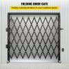VEVOR Single Folding Security Gate, 7.1'H x 7.9' W (85 x 95 inch)Folding Door Gate, Steel Accordion Security Gate, Flexible Expanding Security Gate