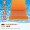 VEVOR Lily Pad Floating Mat, Large 12x6 FT Floating Water Pad, 3-Layer Floating Dock for Adults Kids, 1.3" Thick Tear-Resistant XPE Foam Raft