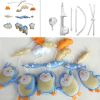 Hanging Crib Toy, Colorful Decor Toy [Happy Penguin] Crib Mobile