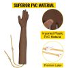 VEVOR Phlebotomy Practice Kit, Dark Skin IV Practice Kit Venipuncture Learning Phlebotomy Practice Arm Kit with Infusion Stand for Nurse