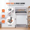 VEVOR Baby Changing Table, Folding Diaper Changing Station with Lockable Wheels, Portable Changing Table 3-level Adjustable Heights
