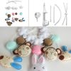 Handmade Animal Series Toys for Baby, Musical Baby Crib Mobile