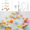 Unisex Baby Musical Crib Mobile Gift [Cupcake] Baby Room Decoration