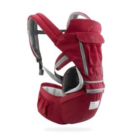 Multi-functional baby waist stool (Color: Red)