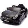 Licensed Mercedes-Benz CLS 350,12V Kids Ride On Toy Car w/Parents Control,2wd,Four-wheel suspension,Music,Bluetooth,LED Light,USB,Power display