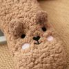 Cartoon Floor Winter Thick Polyester Fleece Fluffy Microfiber Women Fuzzy Socks Funny Fuzzy Dog Slipper Socks For Women Cute Fluffy Thick Warm Winter