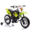 12V Kids Ride On Electric Toy Motorcycle,Rear suspension,Twist Grip Throttle,Slow Start,Removable training wheels,Indie music box with horn and engine